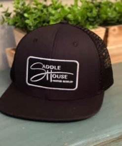Saddle House Black Patch Hat