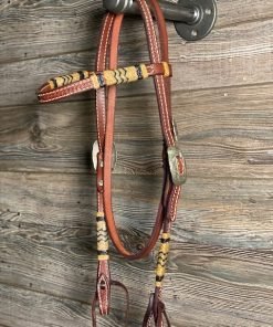 Rawhide Braided Browband Headstall