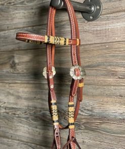 Rawhide Braided Browband Headstall