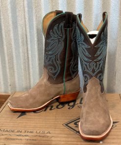 Fenoglio Boots – Chocolate Fuji Roughout with Chocolate Fuji