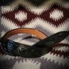 Hand Tooled Floral Belt – 35″